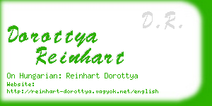 dorottya reinhart business card